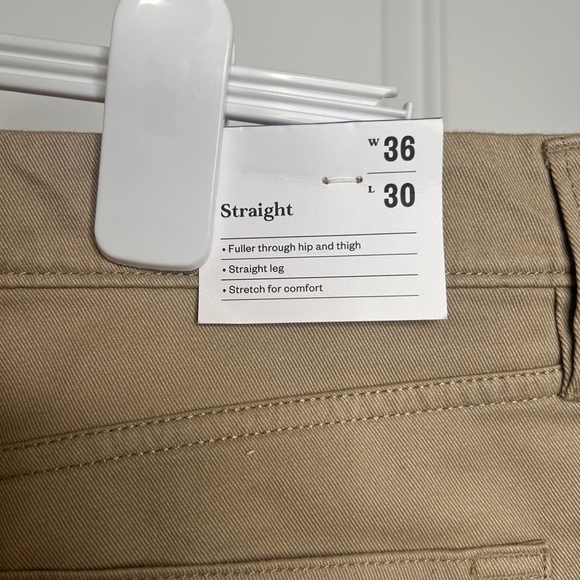 Goodfellow & Co Men’s Tan Straight Recto Khaki Jeans, 36x30 - Picture 2 of 5